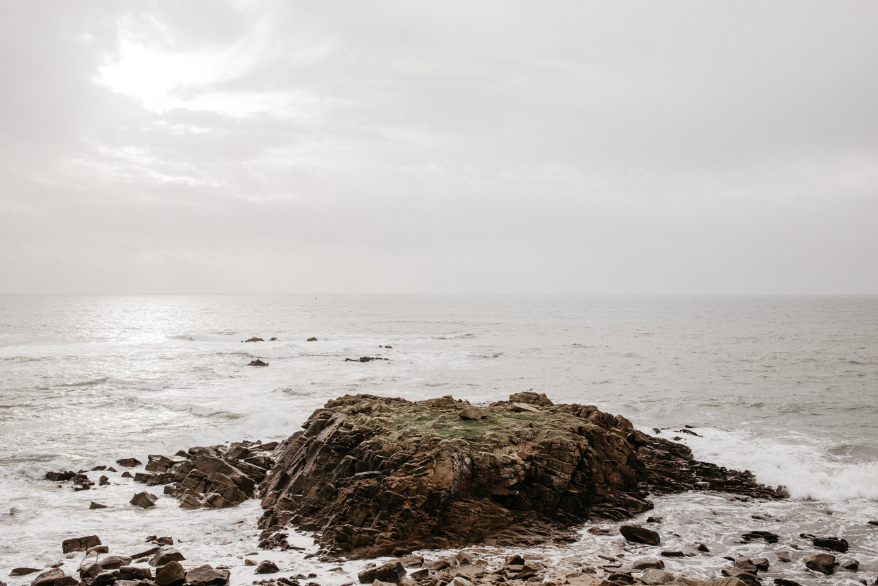 winter light on the atlantic ocean