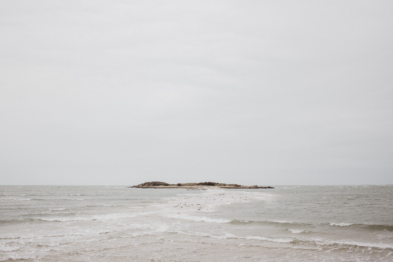 winter light on the atlantic ocean