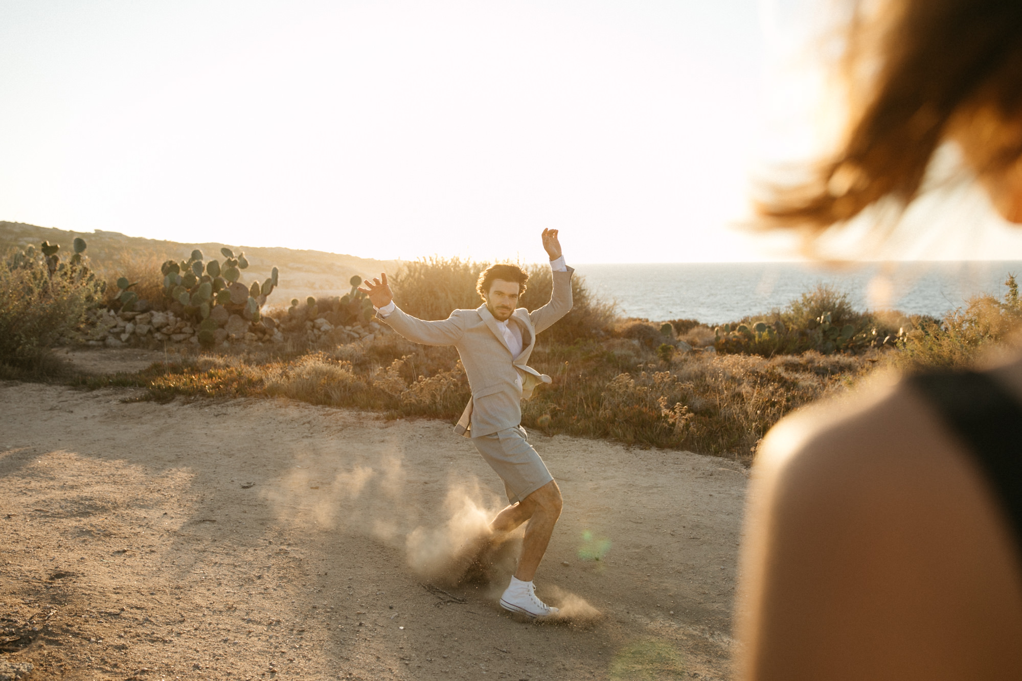 Editorial shooting in Corsica