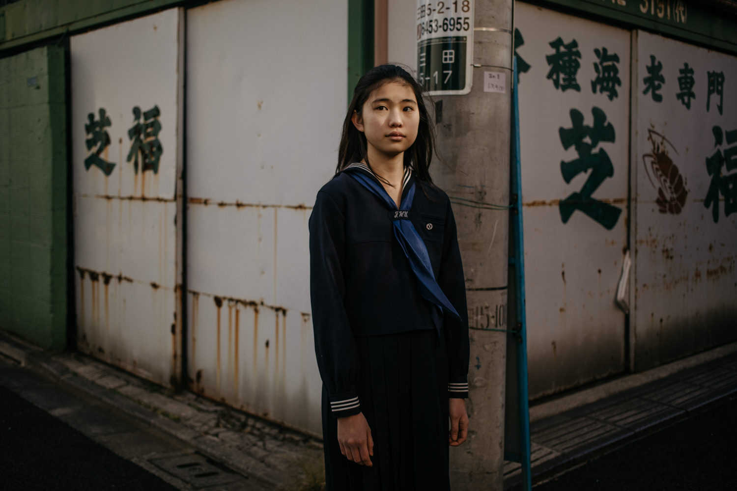 girl portrait in Tokyo Yann Audic