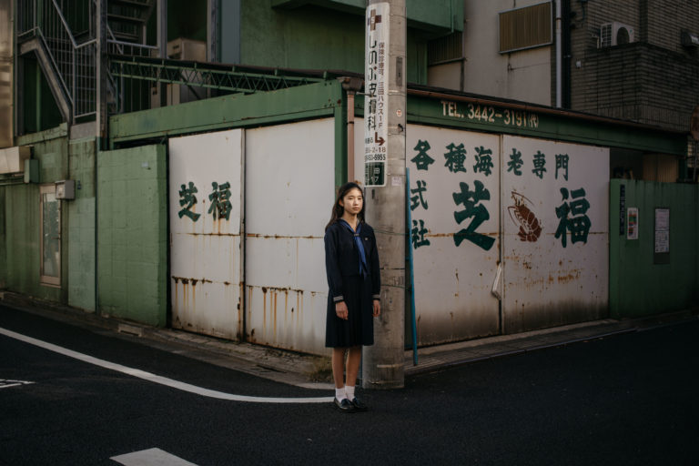 portrait in tokyo Japan by Yann Audic